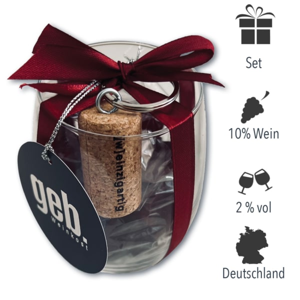 geb Weinkost Confiserie Weingummi Rotwein, Weingeschenk und Geschenk für Weinliebhaber